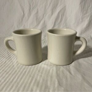 2 vintage Victor coffee mugs